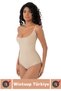 No Trace Non-Slip Firming Body Shaper Laser Cut Body Corset with Breast Pad - 2