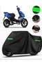 Yamaha Aerox 100 Compatible Motorcycle Tarpaulin Premium (Lock Compatible) - Black - Mpro9002