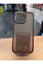 iPhone 15 Pro Max Compatible Black Hux Cover Impact Protection Transparent Back Case - 5