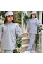 Female Child Oversize Thisor Sports Tracksuit Set with Patchwork Embroidery Tennis Hat - 3