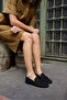 Albares Women's Black Real Suet Tassel Loafer - 4