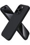 Soft Silicone with Velvet Inner Surface Compatible with iPhone 12 Promax High Quality Launch Case-Black