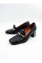 Women's Genuine Leather Heeled Shoes - 4