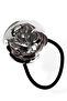 Silver Color Rose Figured Metal Rubber Buckle - 2