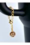 Letter C Gold Thermos Compatible Accessory/Letter Thermos Charm/Letter Thermos and Bag Ornament - 2