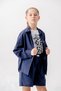 Girl's Side Pleated Shirt T-Shirt Set of Two - 2