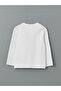 White Crew Neck Basic Boy's T-Shirt - 2