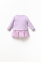 Transitional Long-Sleeved Lined Baby Girl Tulle Dress - 4