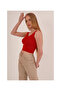 23256336 Knitwear Ladder Collar Athlete RED - 2