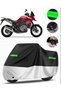 Honda Vfr 1200 X Crosstourer Rear Case Compatible Premium Motorcycle Tarpaulin (Lock Compatible) Black-Gray