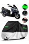 Kymco Dink 200i Rear Bag Compatible Motorcycle Tarpaulin Premium (Lock Compatible)-Black