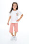 Girl's Chest Floral Printed Nice Smell Printed Capri Suit - 5