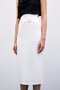 Buckle Detailed Pencil Skirt - Ecru - 4