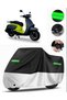 Motolux Macchiato 125 Rear Bag Compatible Premium Motorcycle Tarpaulin (Lock Compatible) Black-Grey