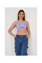 23256430 Knitwear Patterned Strappy Square Neck Undershirt LILA
