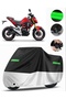Rks Rn 180 Rear Bag Compatible Premium Motorcycle Tarpaulin (Lock Compatible) Black-Grey