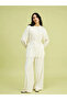 Lcw Modest Ecru Prevailing Collar Linen Blend Women's Shirt Tunic - 2