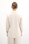 Patterned Plain Classic Shirt - Stone - 4
