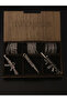 Gun Symbol 6-Piece Men's Custom Gift Boxed Chain Necklace Set - 3