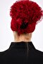 Ruffled Seamless Combed Cotton Bonnet Burgundy - Women's Hijab Tie-Up Bun Inner Bonnet - 7