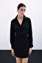 Patterned Plain Classic Shirt - Black