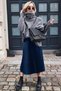 Long Skirt Maxi Skirt Pleated Skirt Maxi Pleated Long Skirt High Waist Skirt Hijab E Suitable Skirt