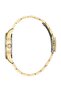 Gold Color Women's Wristwatch - Water Resistant and Rhinestone Design - 2