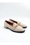 Women's Genuine Leather Ballerinas Cream