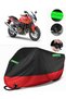 Kawasaki Z 750 S Compatible Premium Motorcycle Tarpaulin (Lock Compatible) Black-Red