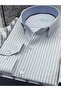 Classic Long Sleeve Striped Gift Boxed Men's Shirt Fs-003864 - Light Blue - 3