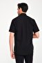 Classic Short Sleeve Terry Cotton Gift Boxed Men's Shirt Fs-000763 - Black - 2