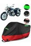 Kymco Venox 250 Compatible Premium Motorcycle Tarpaulin (Lock Compatible) Black-Red