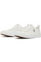 Men's White Low-Top Canvas Sneakers - Iconic Branding for a Clean Look - 2