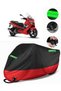 Gilera Nexus 500 Compatible Premium Motorcycle Tarpaulin (Lock Compatible) Black-Red