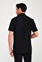 Classic Short Sleeve Terry Cotton Gift Boxed Men's Shirt Fs-000763 - Black - 5