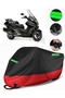 Honda Fjs 600 Silverwing Abs Compatible Premium Motorcycle Tarpaulin (Lock Compatible) Black-Red