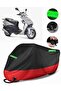 Kanuni Trex 150 Compatible Premium Motorcycle Tarpaulin (Lock Compatible) Black-Red