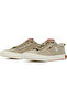 Men's Beige Low-Canvas Top Sneakers - Lightweight, Comfortable for Everyday Outfits - 2