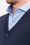 Men's Slim Fit Navy Blue Cardigan - 3