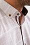 Classic Short Sleeve Big Square Flam Linen Button-Down Collar Gift Boxed Men's Shirt Fs-000714 - Beige - 7