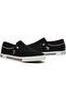 Men's Black Low-Top Sneakers - Lightweight Slip-On Design, Comfortable for Everyday Outfits - 3