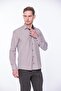 Classic Long Sleeve Stick Stripe Gift Boxed Men's Shirt Fs-001365 - White Coffee - 3