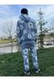 1St Quality 3 Thread Printed Swetshert Tracksuit Bottom Top Set - 2