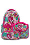 Palm flamingo girl's school set