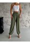 Women's Modal Fabric Shalvar Trend Model Comfortable Cut Tracksuit with Legs and Waist Detail - 6
