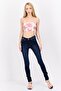 Women Super Skinny Fit Washed Stretchable Denim, Navy - 2