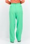 Women Regular Fit Brand Logo Dress Pants, Lime Green - 3