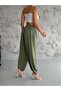 Women's Modal Fabric Shalvar Trend Model Comfortable Cut Tracksuit with Legs and Waist Detail - 4