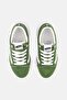 Kids Boy Old Skool Over Lace Up Shoes, Olive - 3