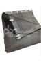 Balcony Curtain Anthracite Jute Shade Curtain with Cornice Buckle (Widthxheight) - 2